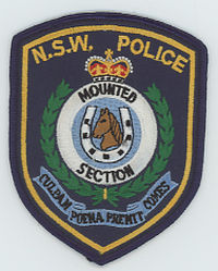 FOREIGN,AUSTRALIA,NEW SOUTH WALES POLICE MOUNTED 1